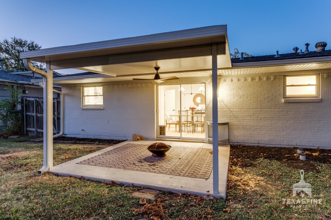 Exterior painting during remodeling