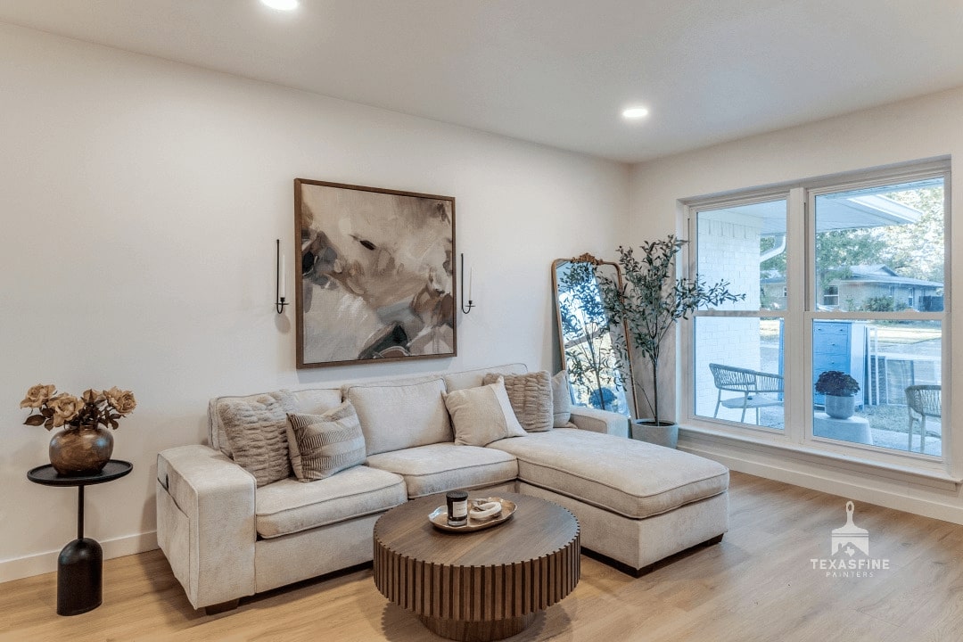 Interior painting process